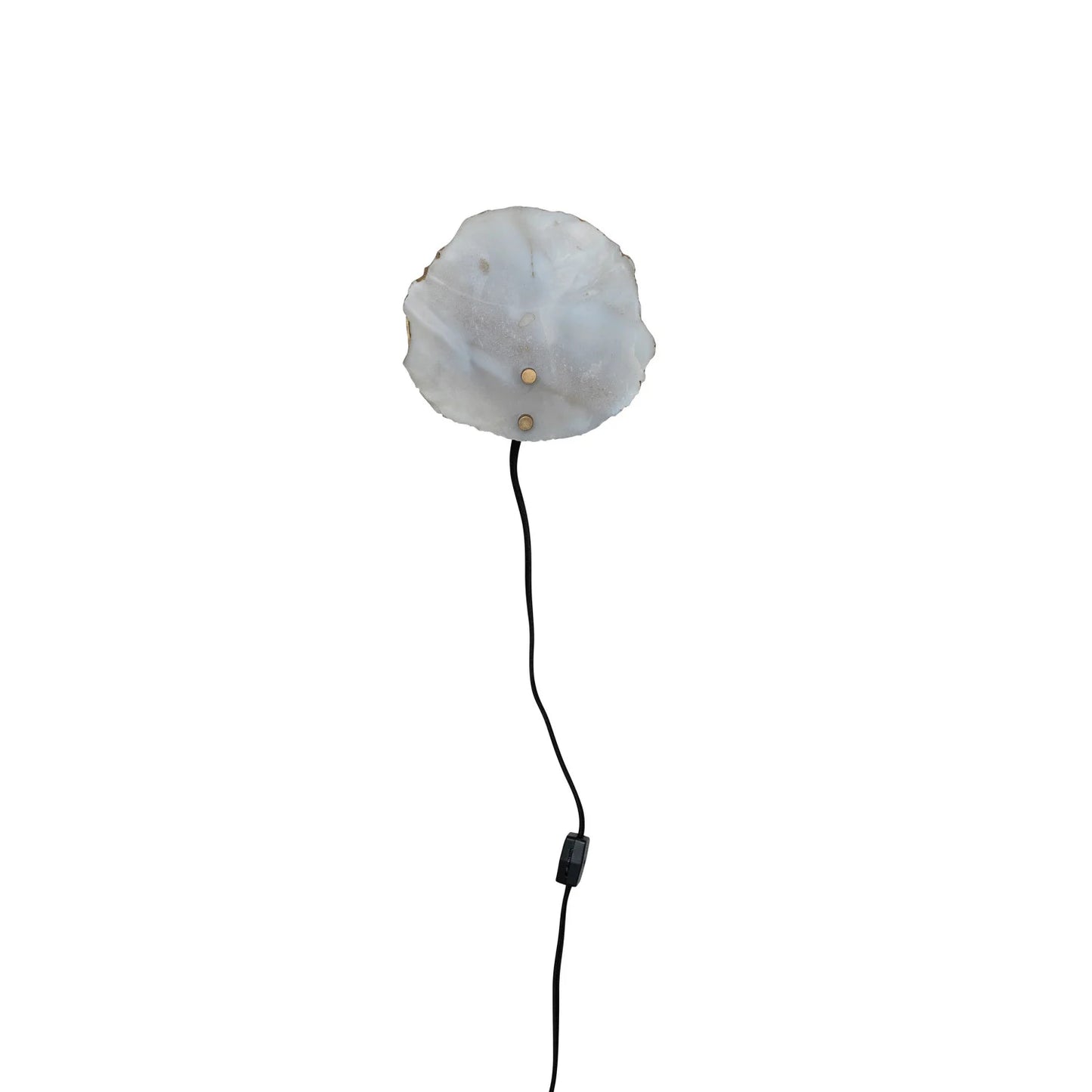 Agate & Metal Wall Lamp
