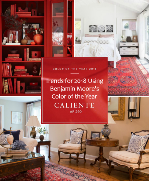 Benjamin Moore Color of the Year 2018: Caliente