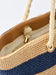 Navy + Straw Stripe Tote