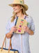 "Beach" Straw Pouch