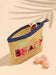 "Beach" Straw Pouch