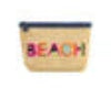 "Beach" Straw Pouch