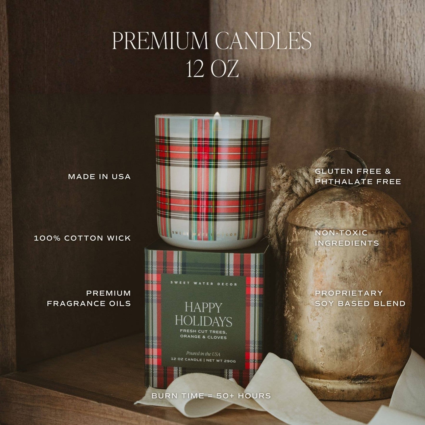 Warm and Cozy Boxed Soy Candle