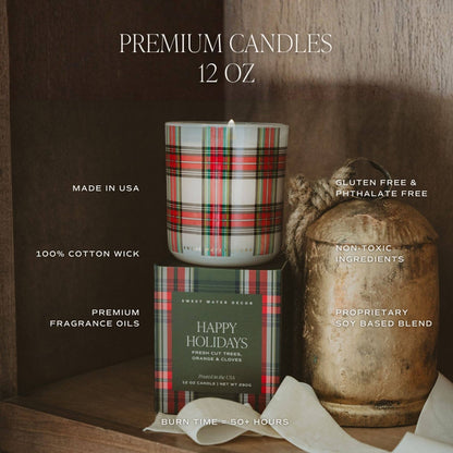 Warm and Cozy Boxed Soy Candle