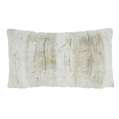 Faux Fur Pillow: Natural