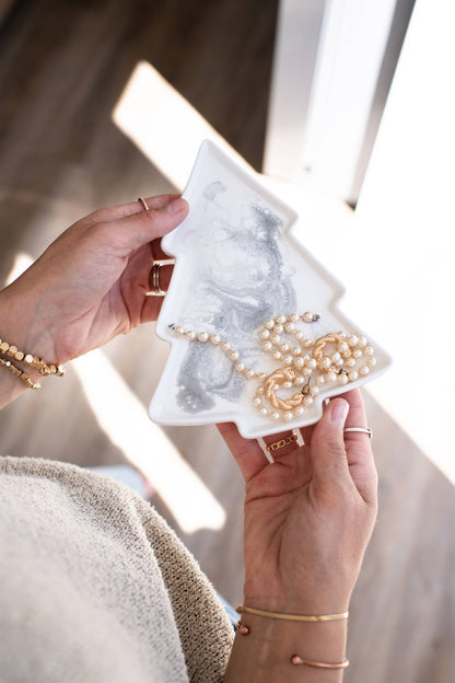 Christmas Tree Shaped Ceramic Dishes