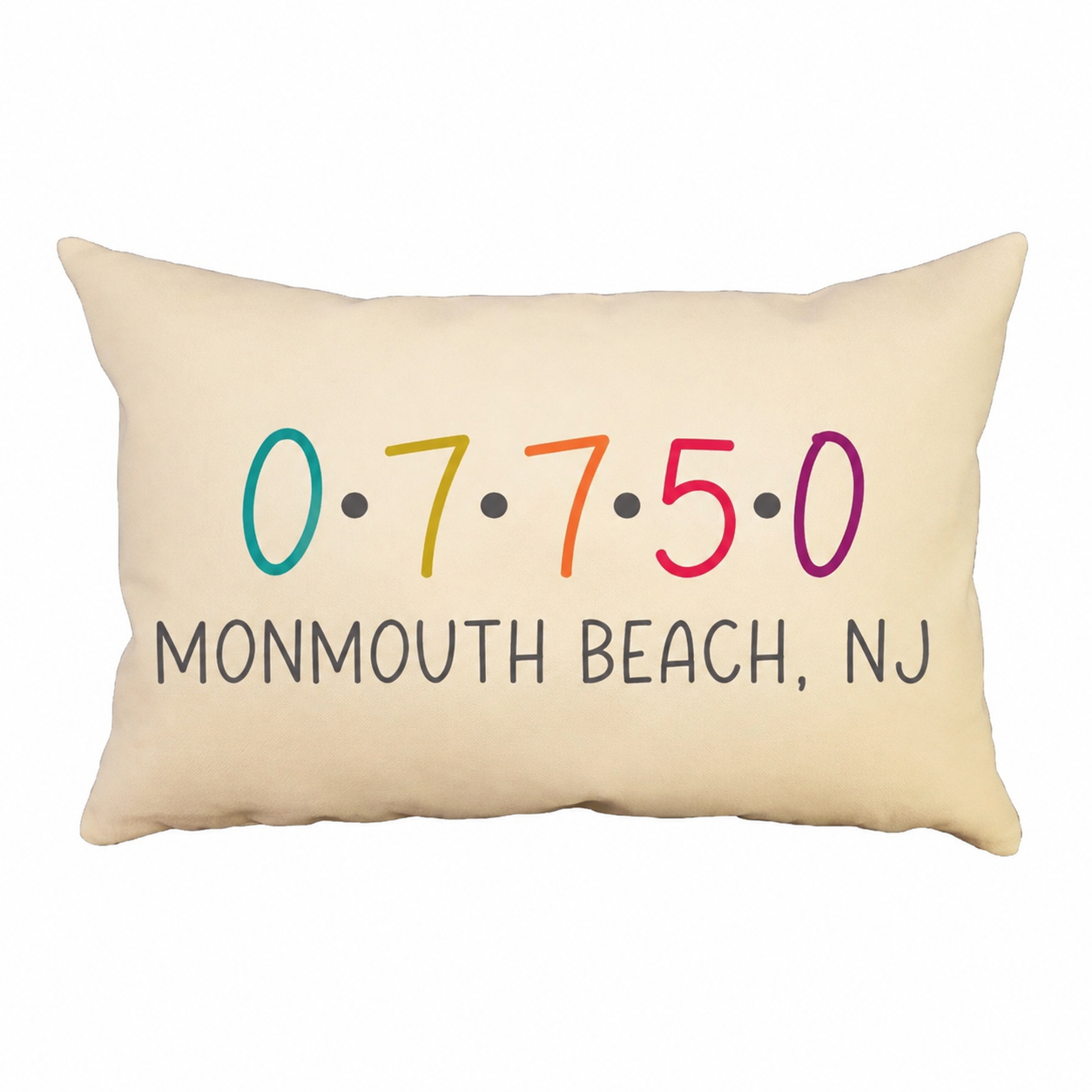 Zip Code Dot Pillow in/outdoor