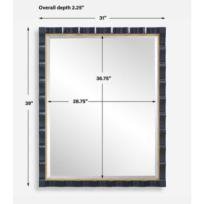 Navy Coast Mirror