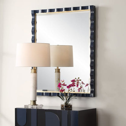 Navy Coast Mirror