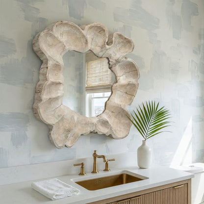 Crafted Wood Mirror