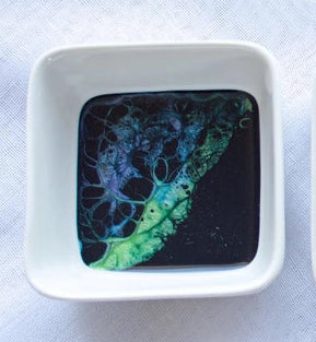 Resin Accented Dipping Bowl