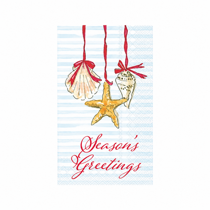 'Seasons Greetings' Guest Towels