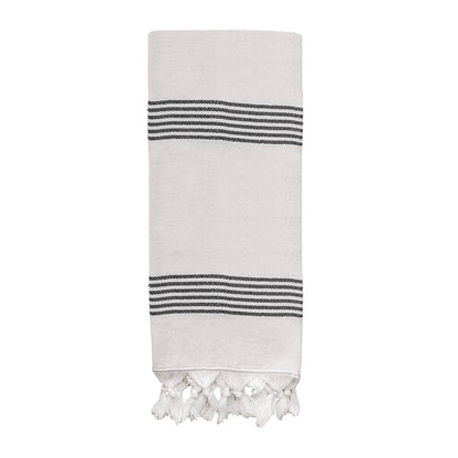 Multi Stripe Turkish Cotton Hand Towel