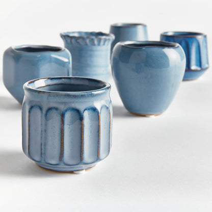 Dezie Mini Pots, Blue