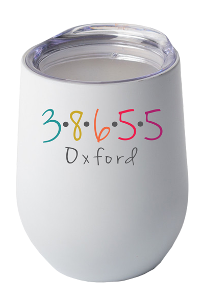 Zip Code Dots - Wine Tumbler