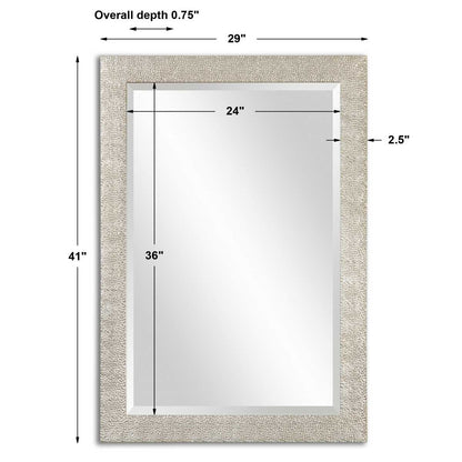 Silver Antiqued Mirror