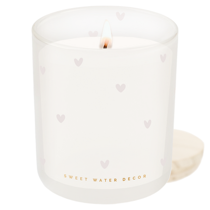 All Over Hearts Candle