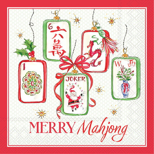 Cocktail Napkin: Christmas