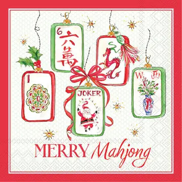 Cocktail Napkin: Christmas