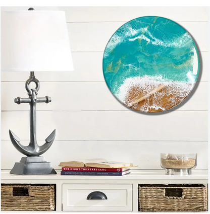 Round Resin Wall Art