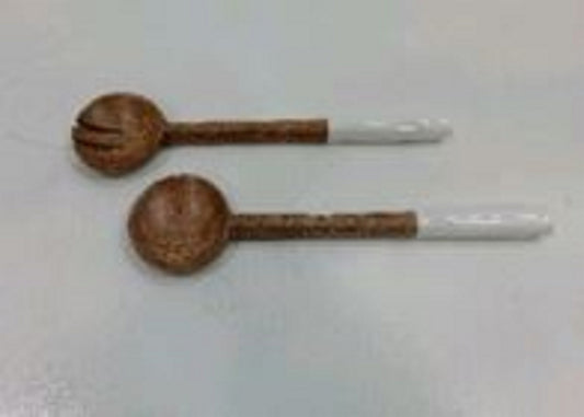 Wooden Salad Servers Set
