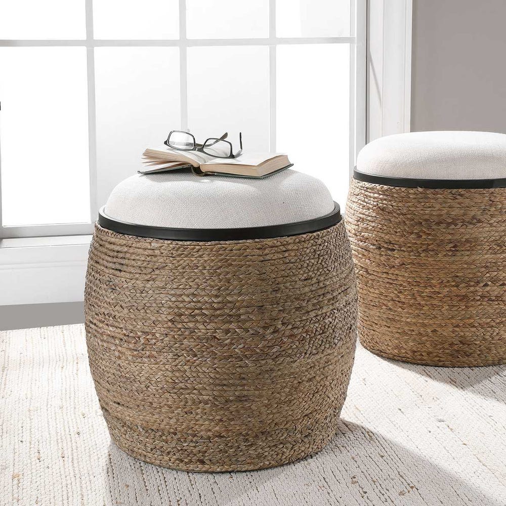 Addie Round Ottoman