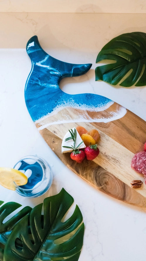 Whale Resin Cheeseboard