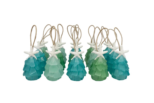 Seaglass Christmas Ornament