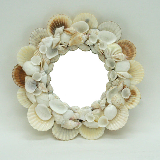 Assorted White Shell Mirror