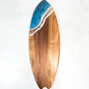 Resin Surfboard Charcuterie Board