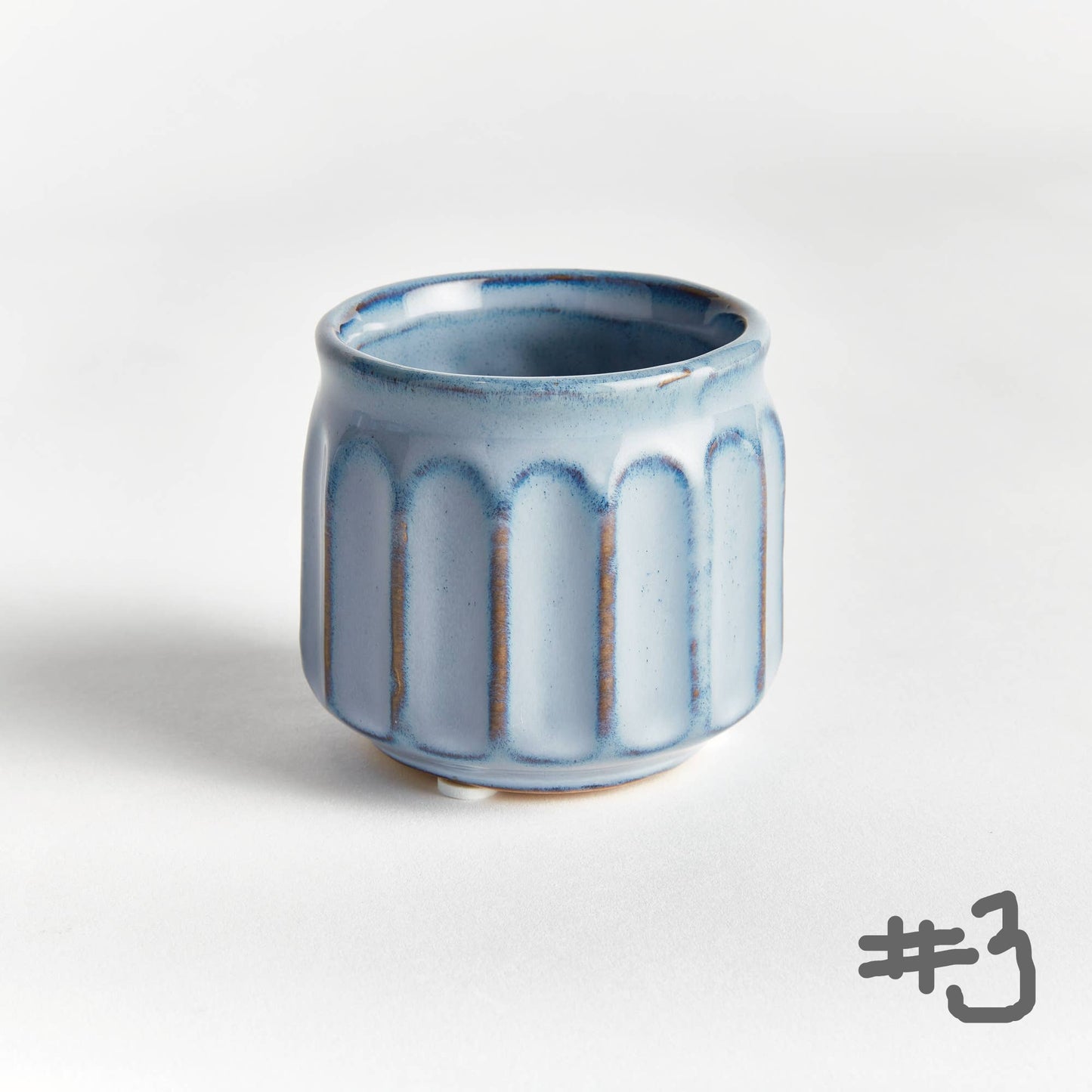 Dezie Mini Pots, Blue