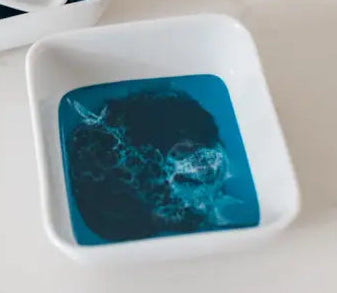 Resin Accented Dipping Bowl