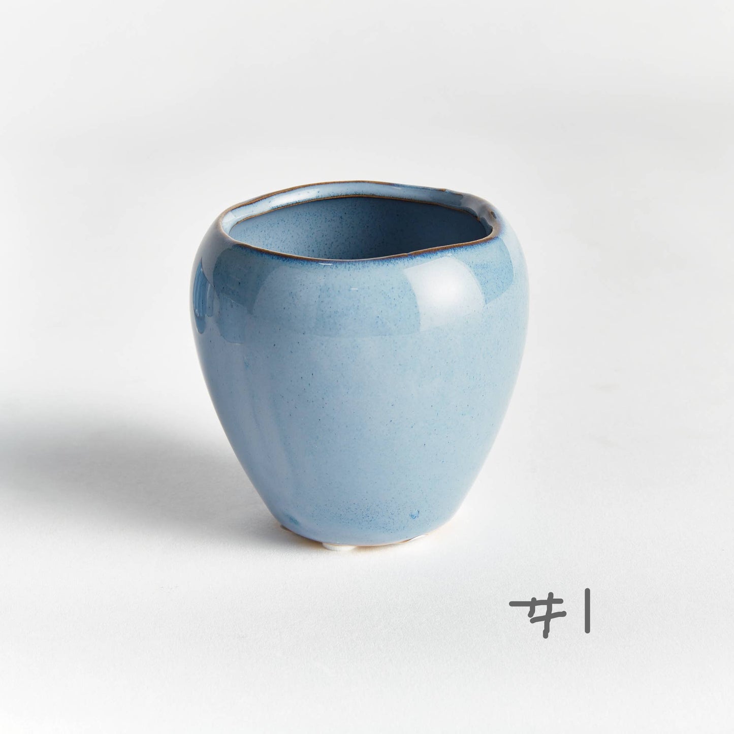 Dezie Mini Pots, Blue