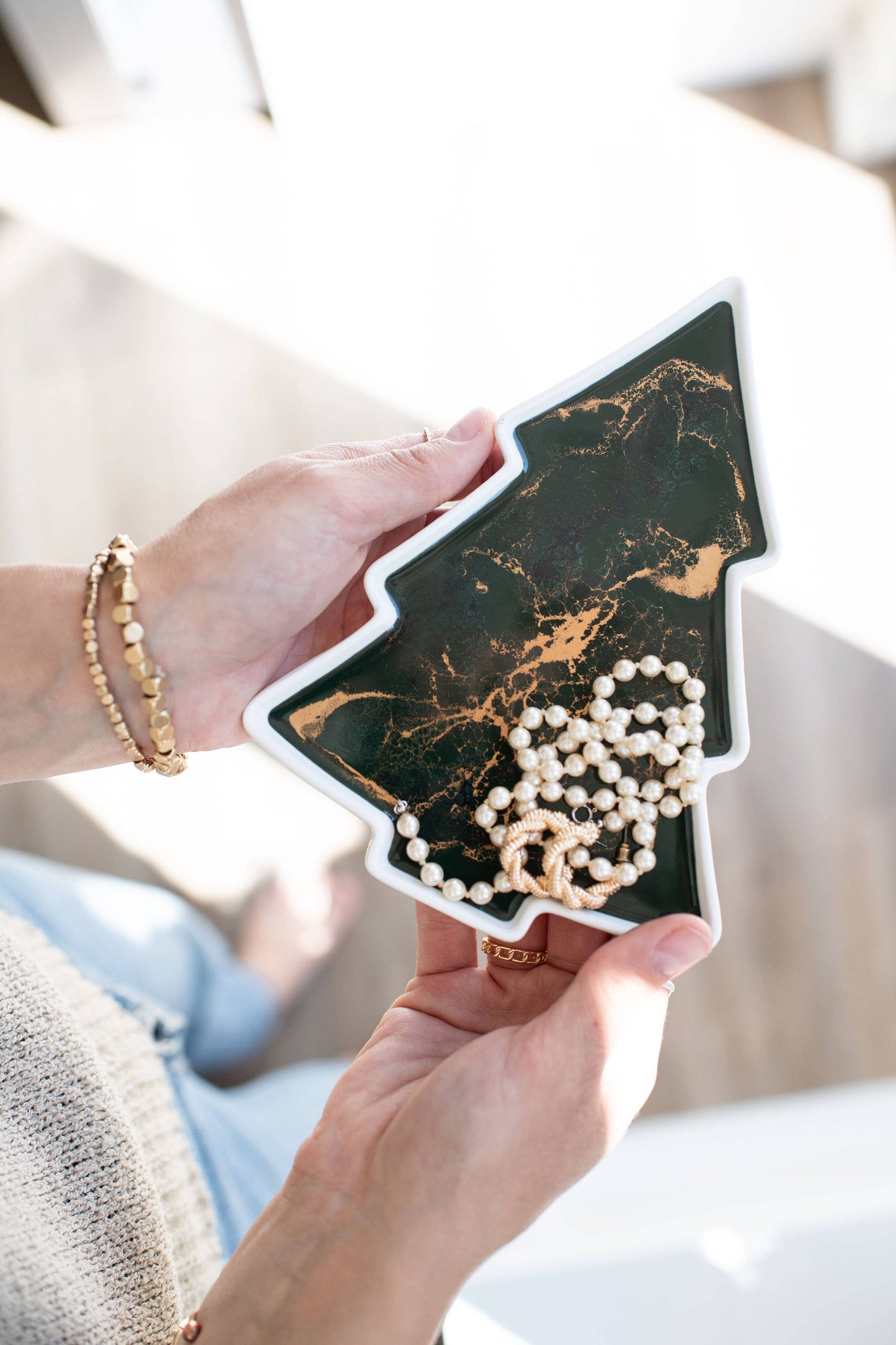Christmas Tree Shaped Ceramic Dishes