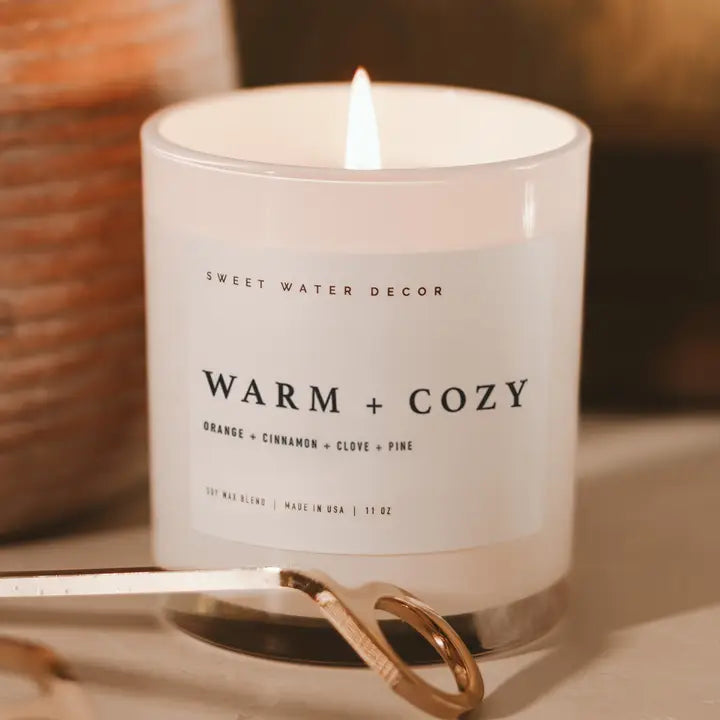 Warm and Cozy Soy Candle