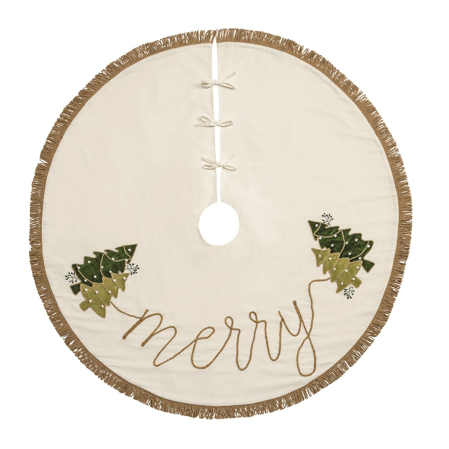 Velvet Merry Tree Skirt