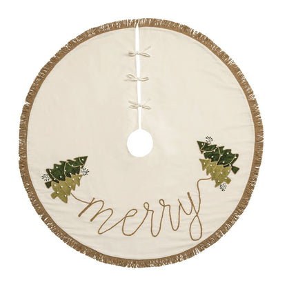 Velvet Merry Tree Skirt