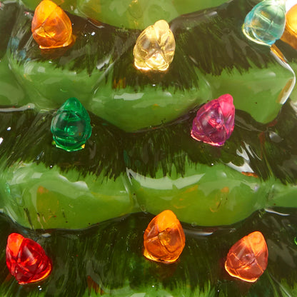 Vintage Green Tree Night Light