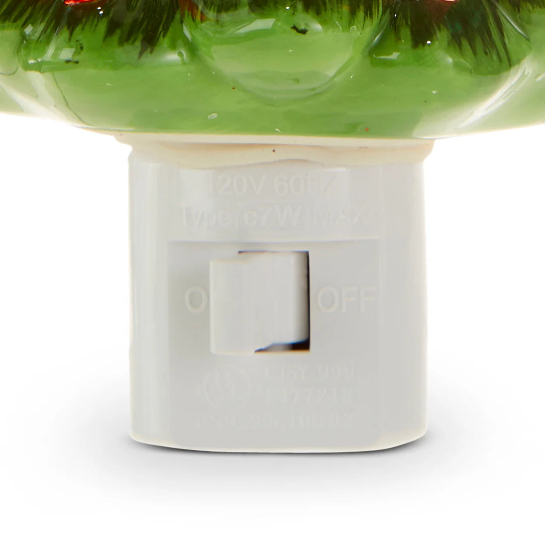 Vintage Green Tree Night Light