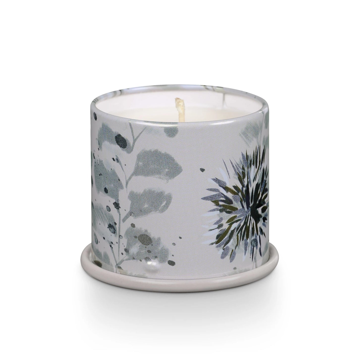 Winter White Demi Tin Candle