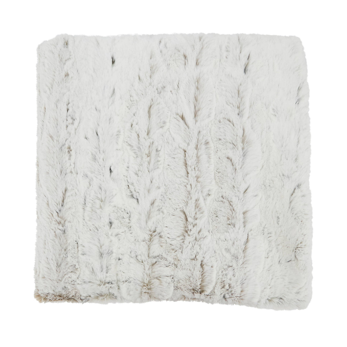 Faux Fur Throw: Natural