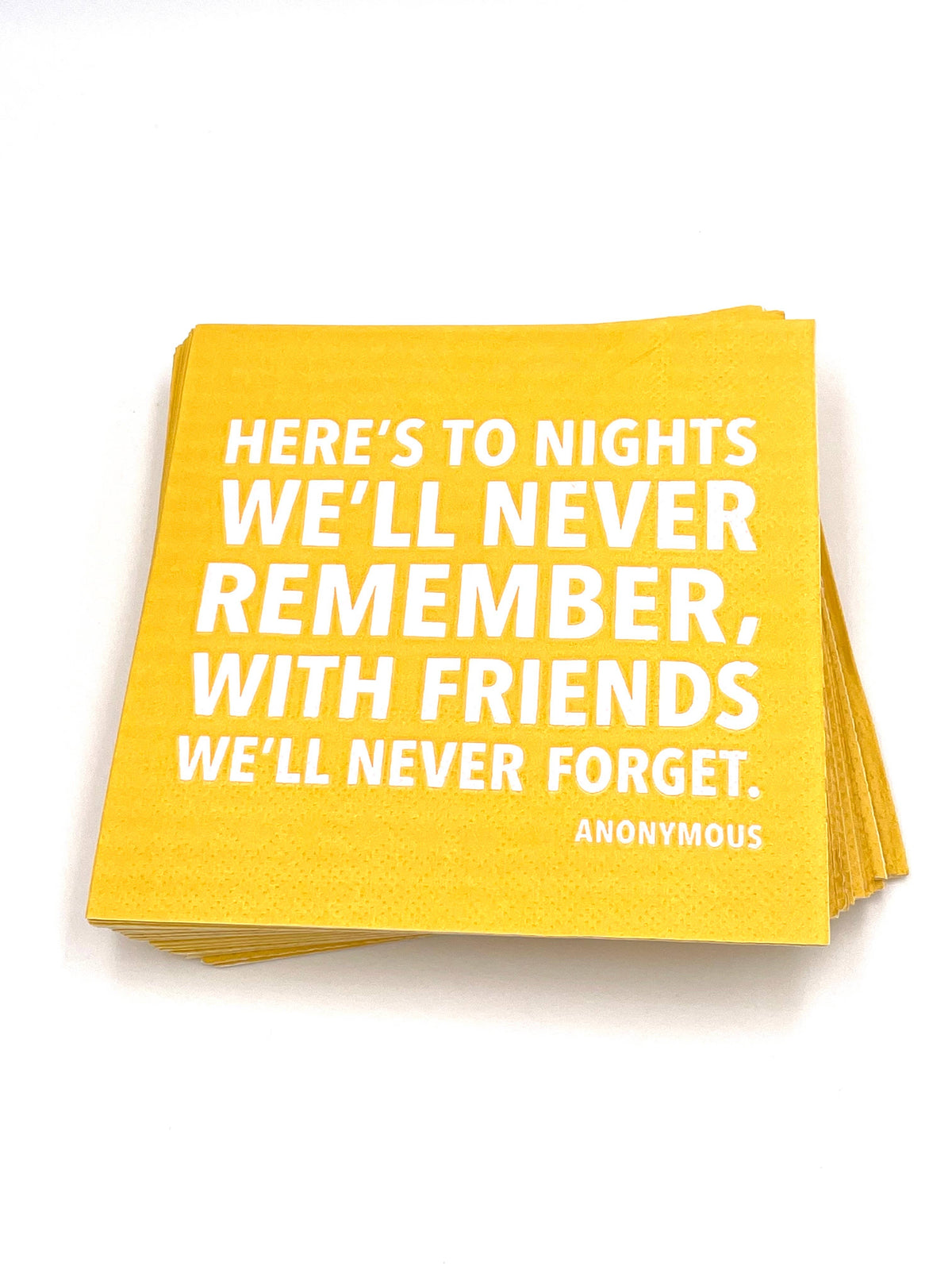 Cocktail Napkins | To Nights