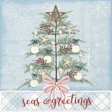 Cocktail Napkin: Christmas
