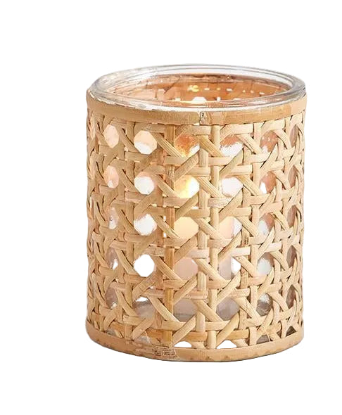 woven candle holders 