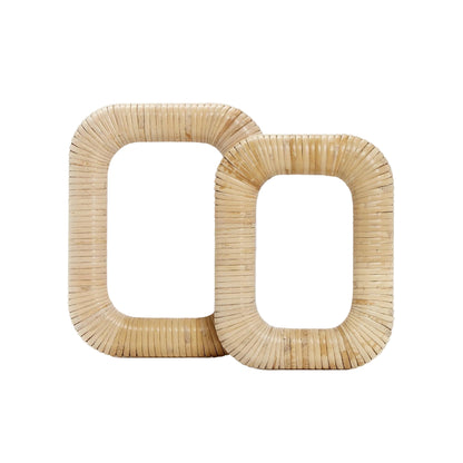 Photo Frame-Curved Rattan