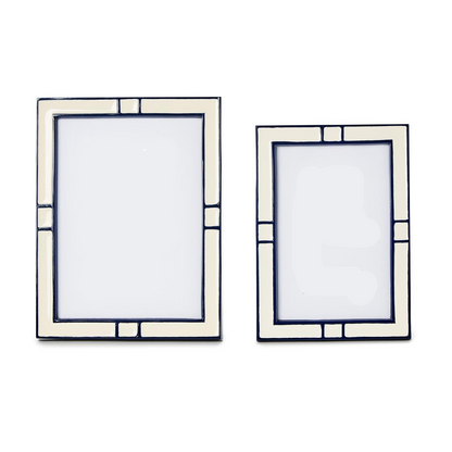 Navy and Cream Photo Frames