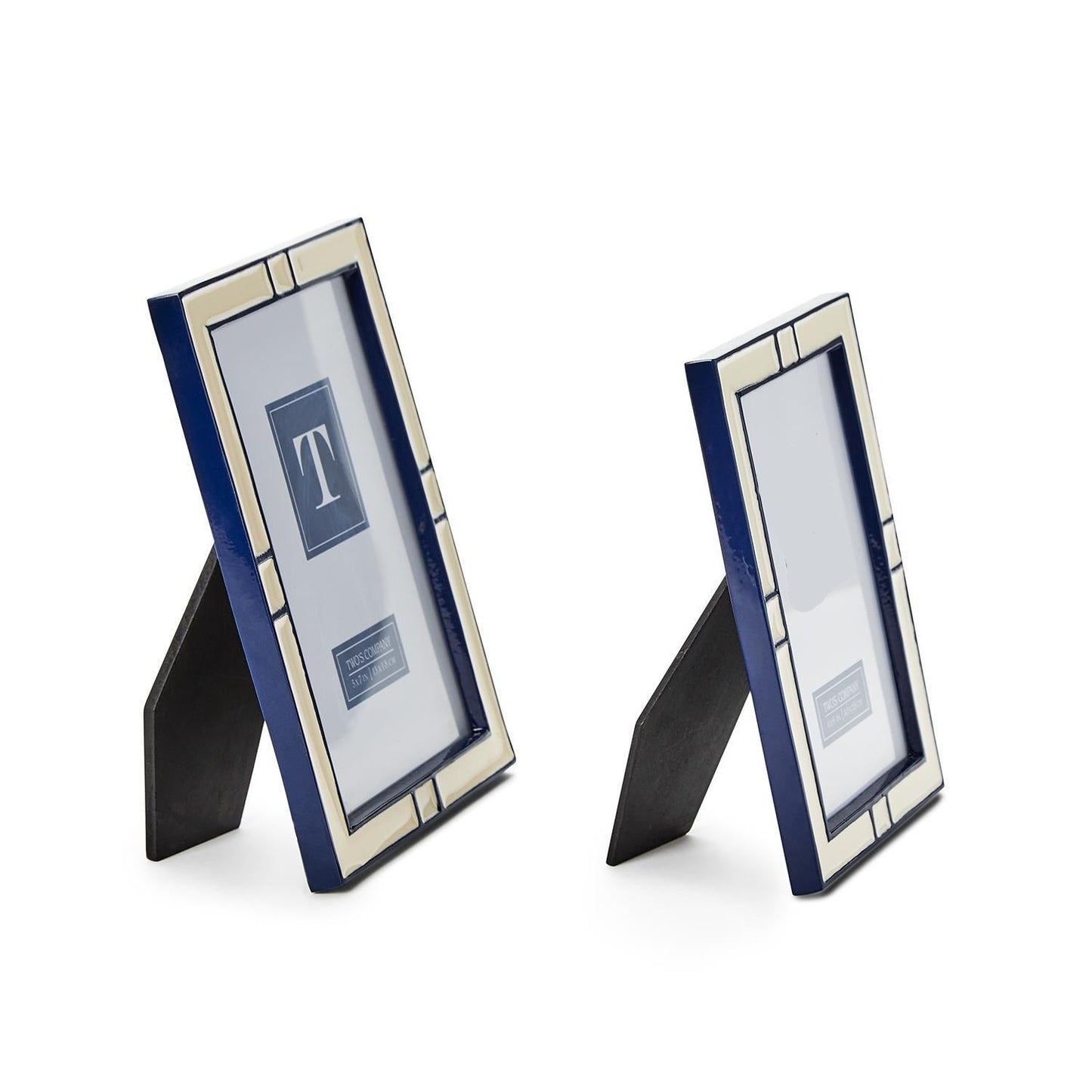 Navy and Cream Photo Frames