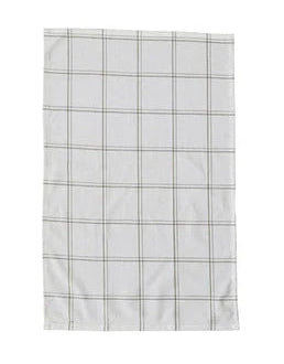Green Plaid Tea Towel set/2