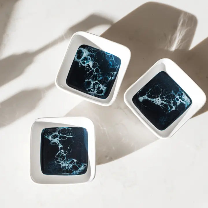 Resin Accented Dipping Bowl