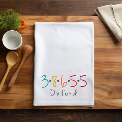 07750 Dots tea towel